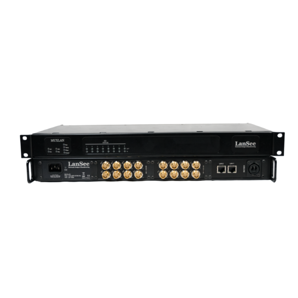 MULTIPLEXEUR 8x 12G SDI + 2x LAN GBIT LANSEE